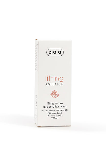 Ziaja Lifting Solution 40+ straffendes Serum Augen & Lippen 30 ml