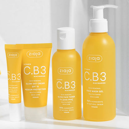 Ziaja Vitamin C.B3 sanft peelendes Gesichtsreinigungsgel 100 ml