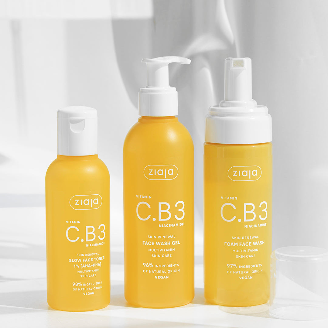 Ziaja Vitamin C.B3 Glow-Säuretoner 1 % AHA+PHA 120 ml