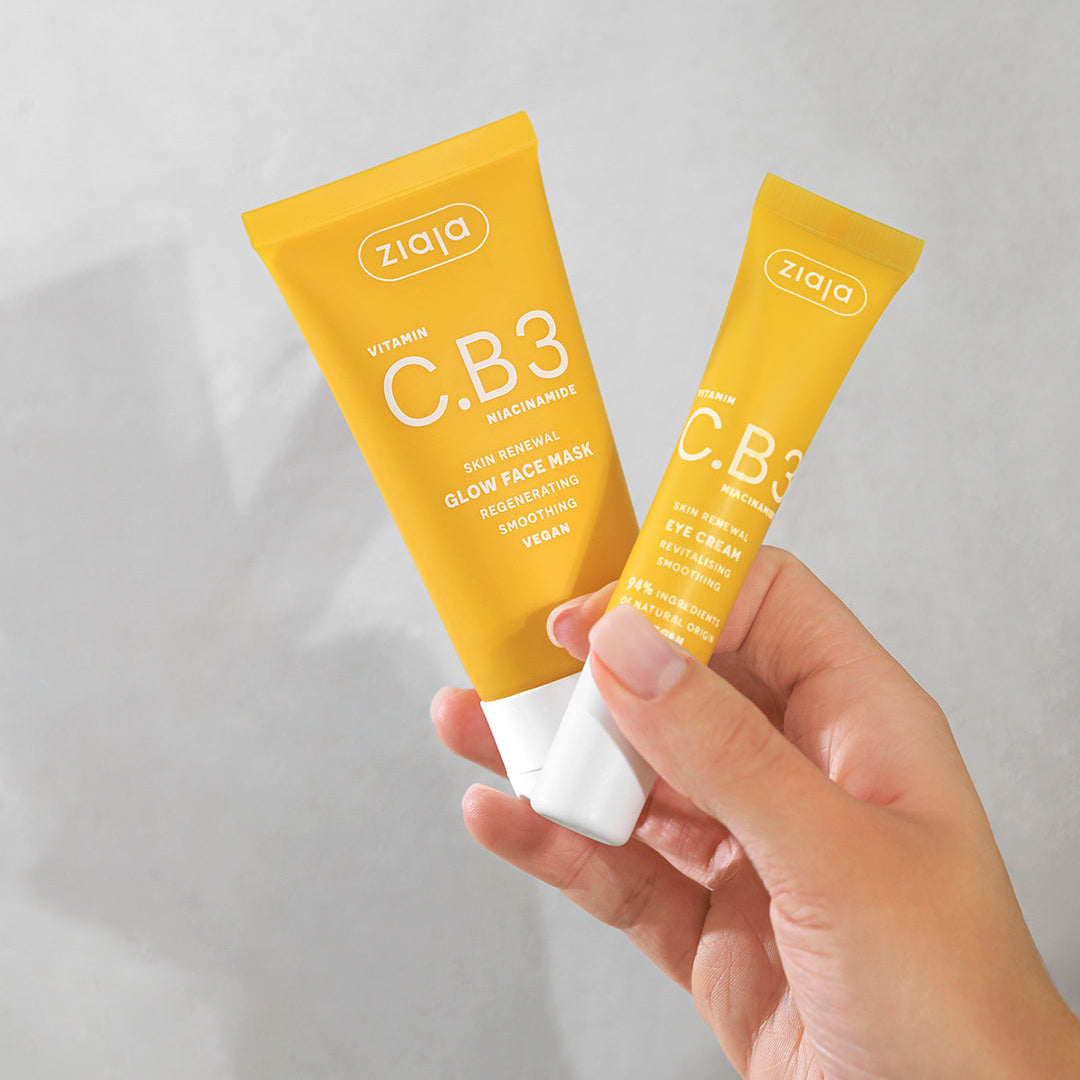 Ziaja Vitamin C.B3 glättende Glow-Augencreme 15 ml