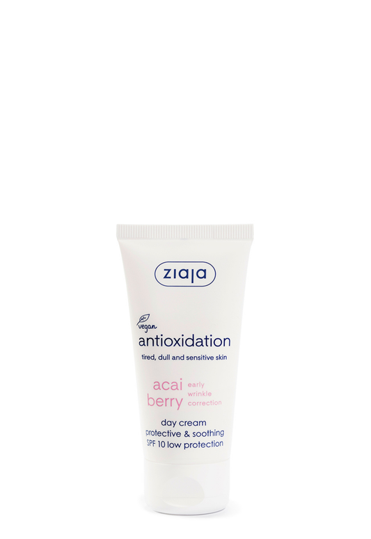Ziaja Acaibeere beruhigende Tagescreme LSF 10 - 50 ml