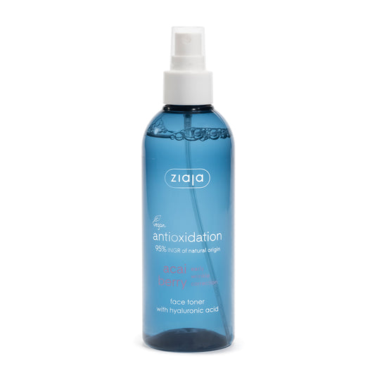 Ziaja Acaibeere Gesichtstoner Spray 200 ml – Feuchtigkeit & Frische mit Hyaluronsäure.