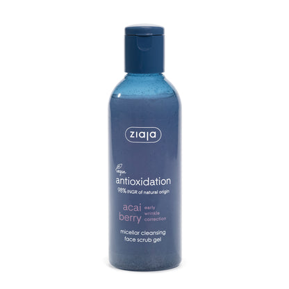 Ziaja Acaibeere mizellares Reinigungs-Peelinggel 200 ml – Reinigung für glatte, frische Haut.