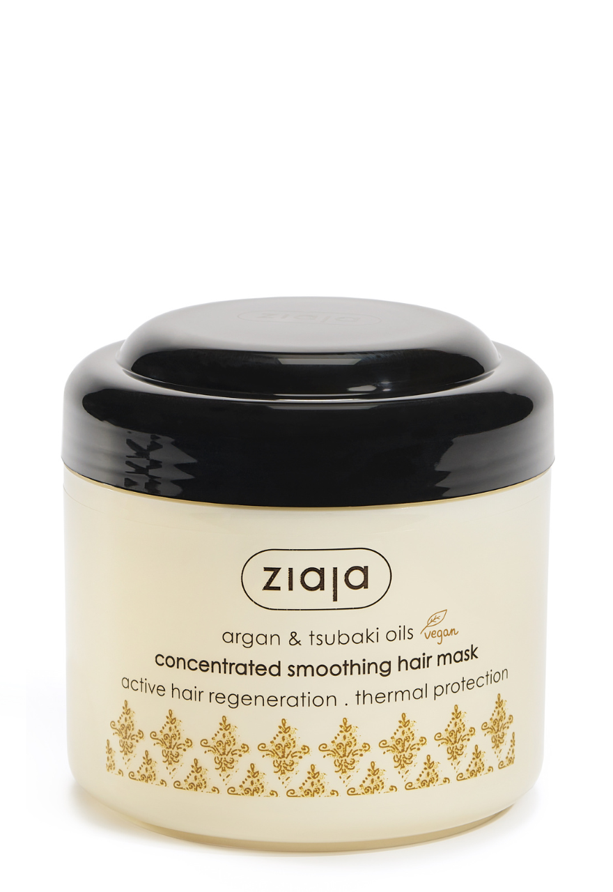 Ziaja Argan- & Tsubakiöl konzentrierte Glättungs-Haarmaske - Thermal Protection 200 ml