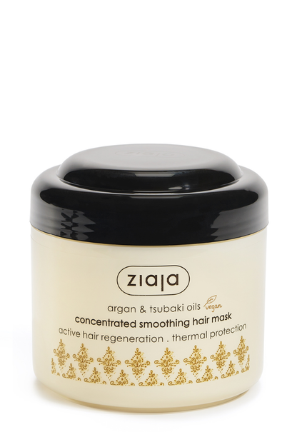 Ziaja Argan- & Tsubakiöl konzentrierte Glättungs-Haarmaske - Thermal Protection 200 ml