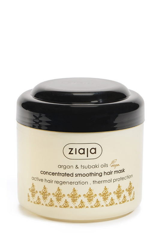 Ziaja Argan- & Tsubakiöl konzentrierte Glättungs-Haarmaske - Thermal Protection 200 ml