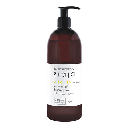 Ziaja Baltic Home Spa Vitality 3 in 1 Duschgel & Shampoo 500 ml