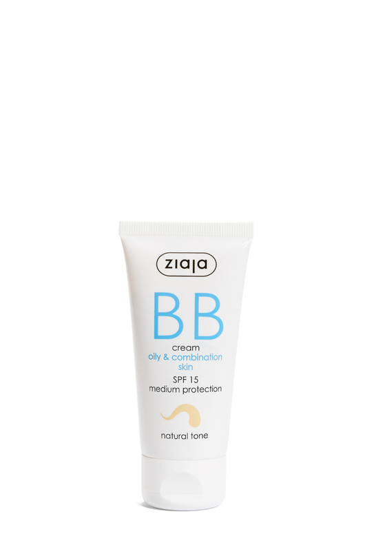 Ziaja BB-Creme LSF 15 für ölig & Mischhaut 50 ml - natürlicher Ton