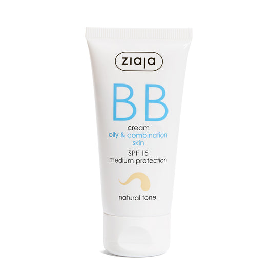 Ziaja BB-Creme LSF 15 für ölig & Mischhaut 50 ml - natürlicher Ton