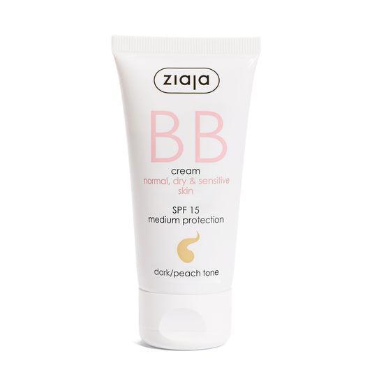 Ziaja BB-Creme LSF 15 trockene & empfindliche Haut 50 ml - dunkler Pfirsich-Ton