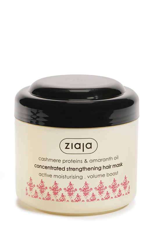 Ziaja Cashmere & Amaranthöl konzentrierte Stärkungs-Haarmaske - Volume Boost 200 ml