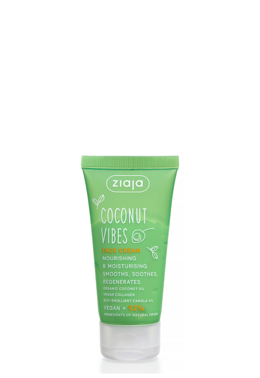 Ziaja Coconut Vibes nährende Gesichtscreme & Nachtmaske 50 ml