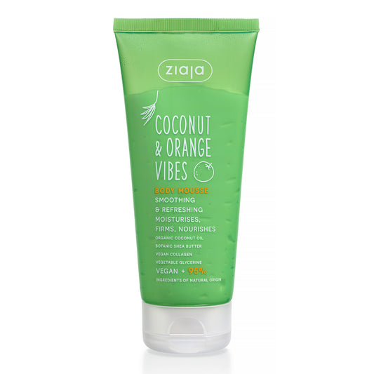 Ziaja Coconut & Orange Vibes Körpermousse 200 ml – leichte Feuchtigkeit für seidig weiche Haut