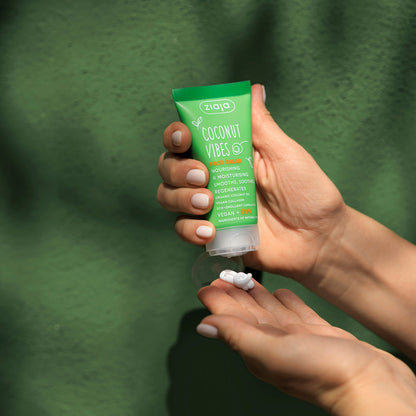 Ziaja Coconut Vibes nährende Gesichtscreme & Nachtmaske 50 ml