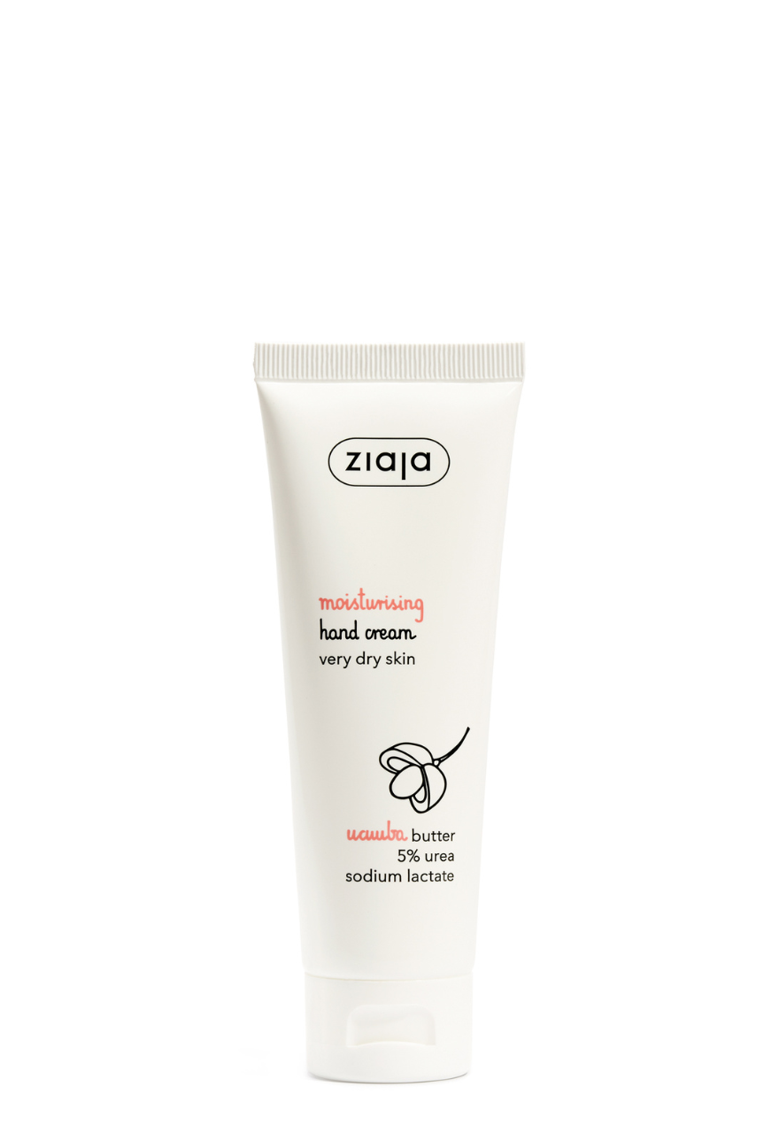 Ziaja Handcreme für sehr trockene Haut mit Ucuuba-Butter 5% Urea 80 ml
