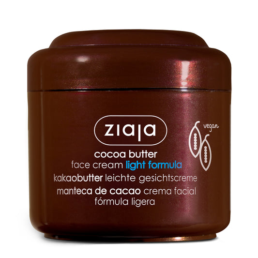 Ziaja Kakaobutter Gesichtscreme Light 100 ml – leichte Pflege für trockene und normale Haut