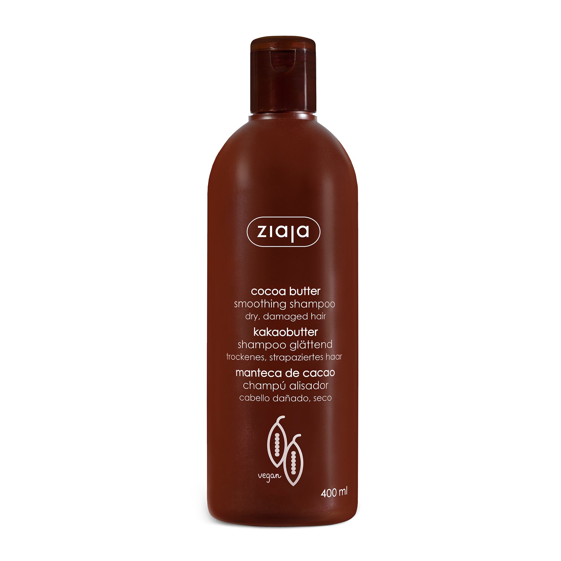 Ziaja Kakaobutter Shampoo 400 ml – regenerierende Reinigung für trockenes und strapaziertes Haar