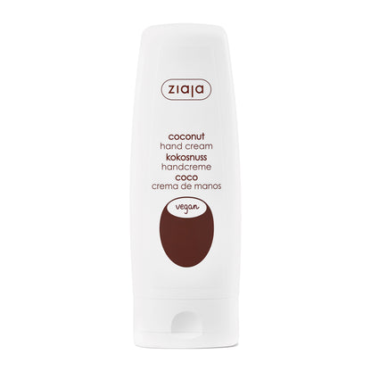 Ziaja Kokosnuss Handcreme 80 ml – pflegende Handcreme für trockene Hände, zarte Haut und gepflegte Nägel.