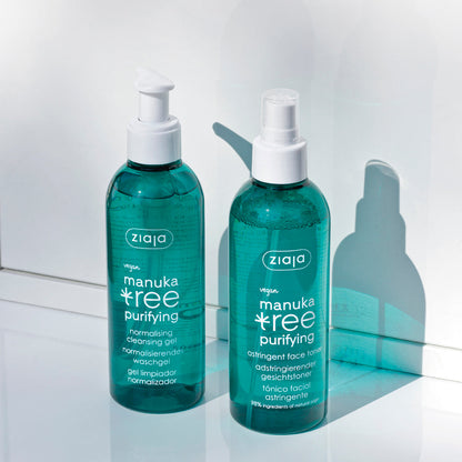 Ziaja Manuka Tree Gesichtsreinigung für unreine Haut und Mischhaut.