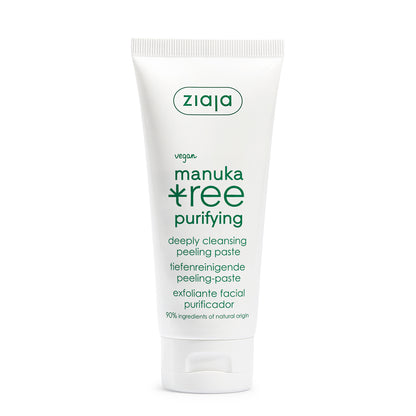 Ziaja Manuka Tree Peelingpaste 75 ml – Porenreinigung für unreine Haut.
