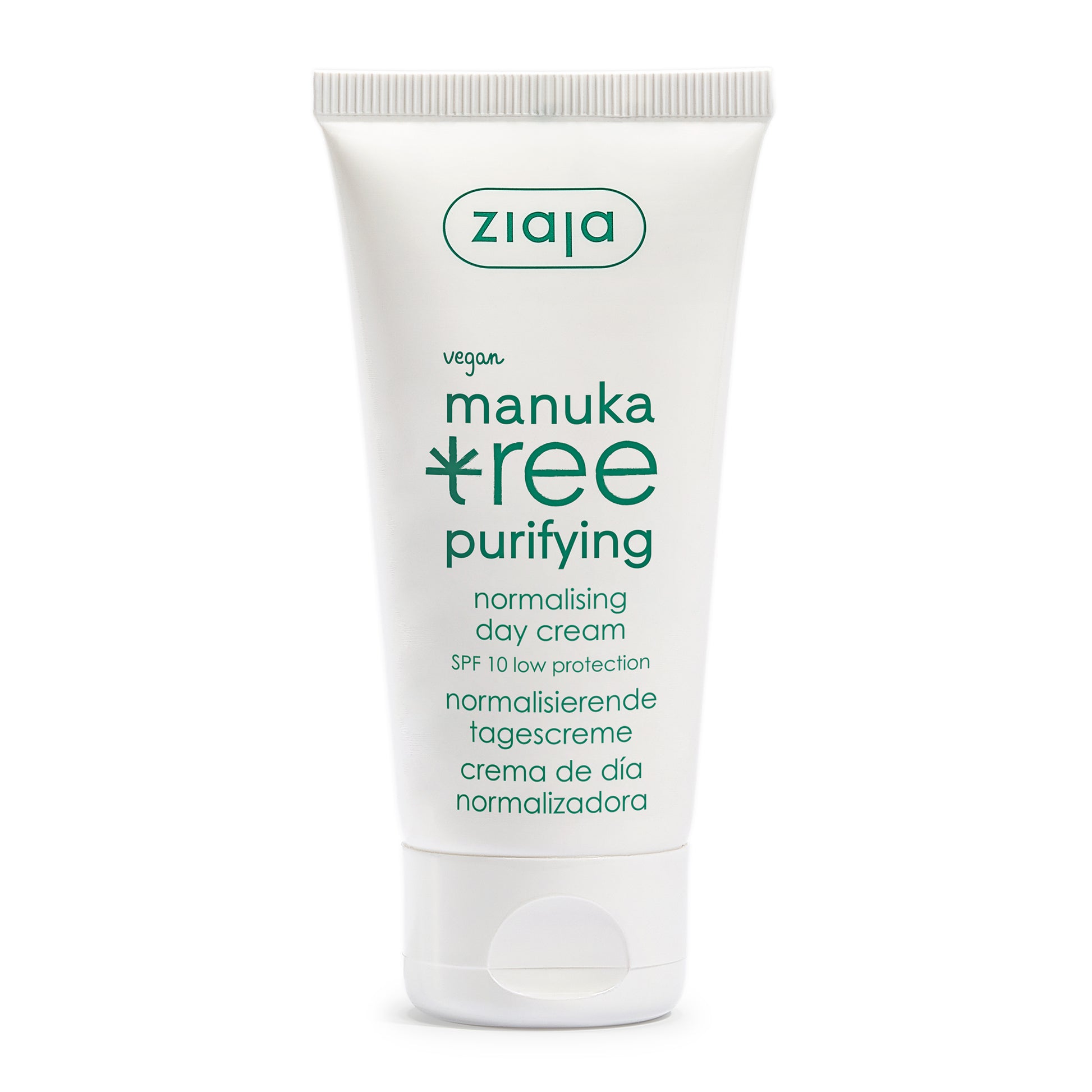 Ziaja Manuka Tree Tagescreme SPF 10 50 ml – Mattierung & Schutz