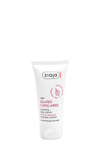 Ziaja Med beruhigende Tagescreme bei erweiterten Kapillaren & empfindlicher Haut LSF 10 - 50 ml