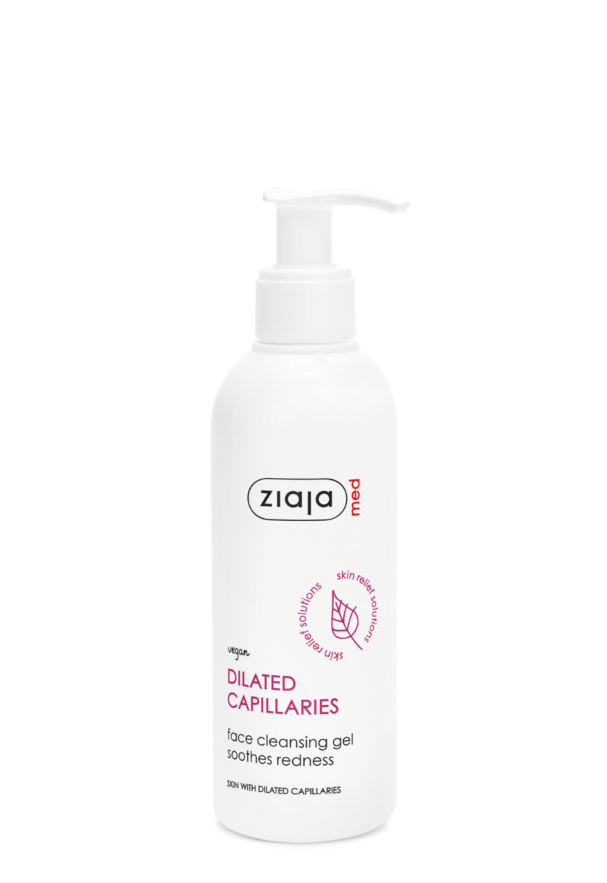 Ziaja Med beruhigendes Gesichtsreinigungsgel bei erweiterten Kapillaren 200 ml