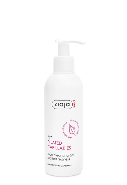 Ziaja Med beruhigendes Gesichtsreinigungsgel bei erweiterten Kapillaren 200 ml