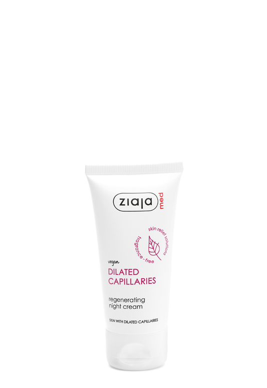 Ziaja Med regenerierende Nachtcreme bei erweiterten Kapillaren 50 ml