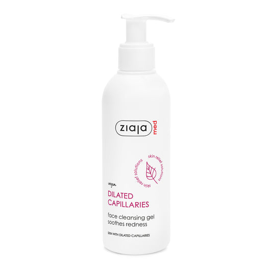 Ziaja Med beruhigendes Gesichtsreinigungsgel bei erweiterten Kapillaren 200 ml