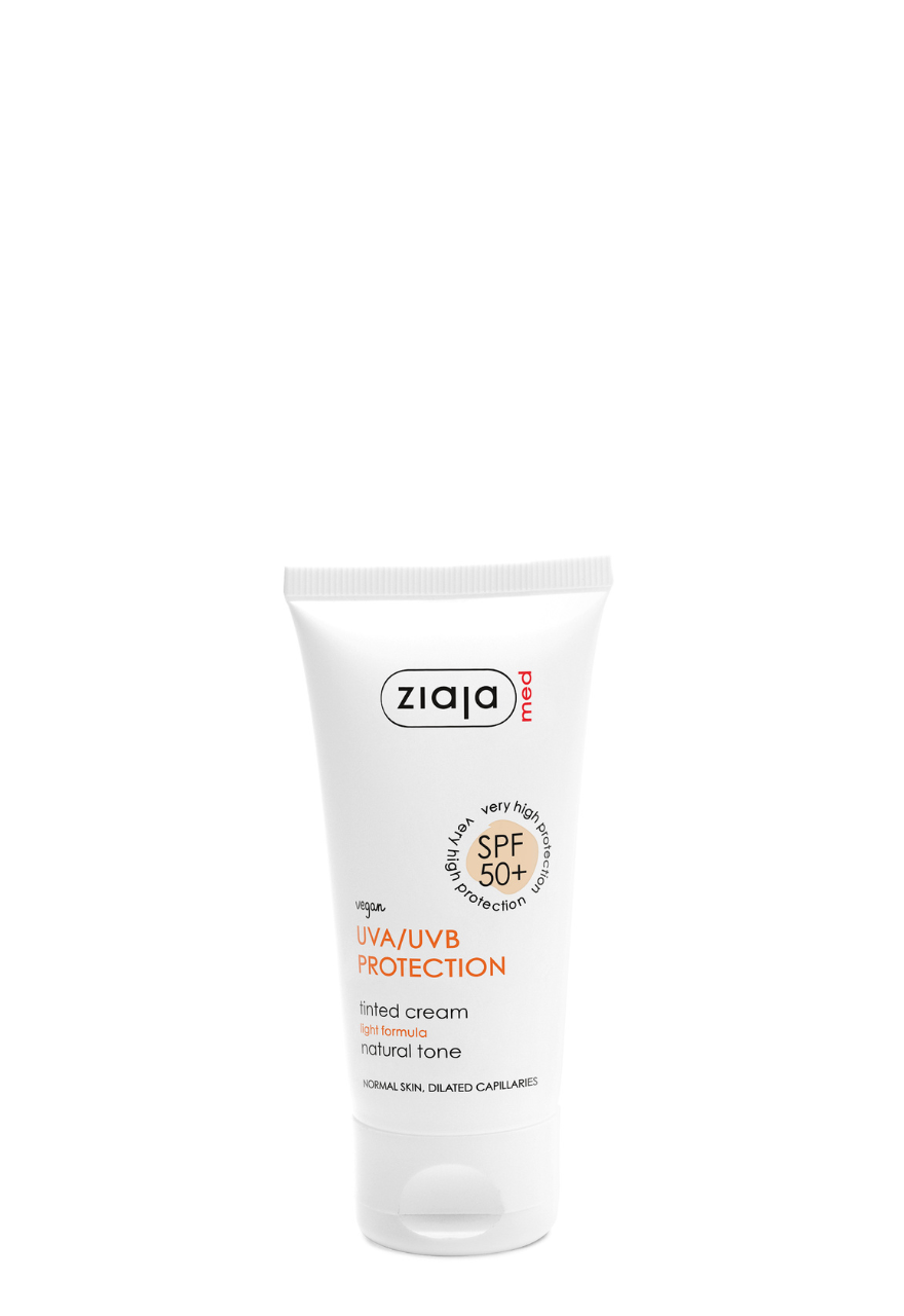 Ziaja Med LSF 50+ getönte Tagescreme bei Rötungen 50 ml