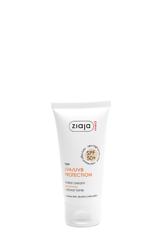 Ziaja Med LSF 50+ getönte Tagescreme bei Rötungen 50 ml