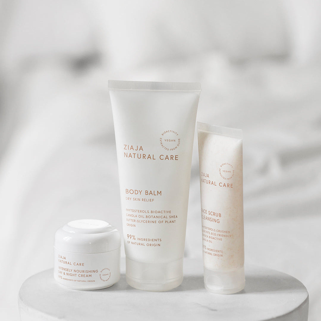 Ziaja Natural Care Feuchtigkeitspflege für empfindliche Haut.