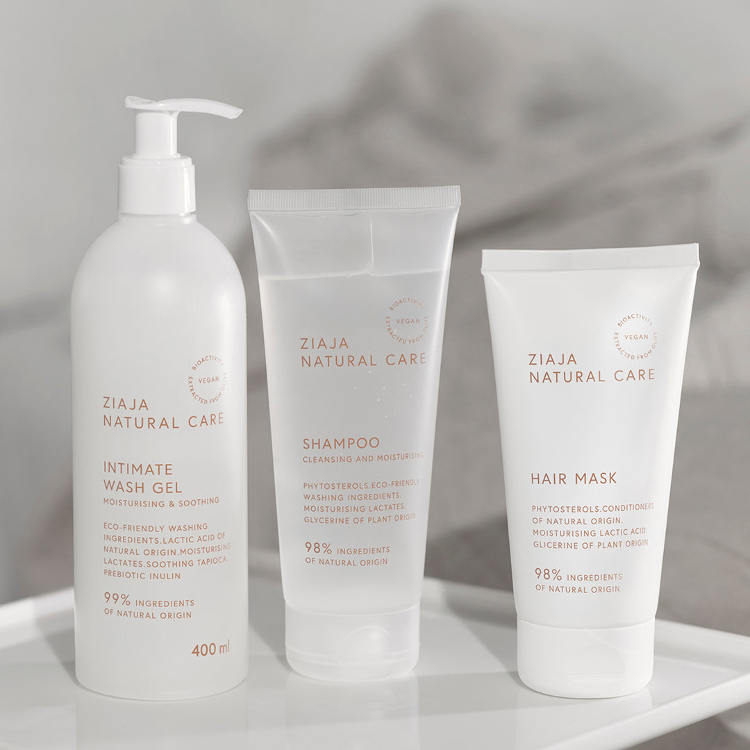 Ziaja Natural Care Körperpflegeprodukte.