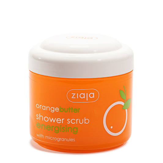 Ziaja Orangenbutter Duschpeeling 200 ml – sanftes Peeling für glatte, weiche Haut.