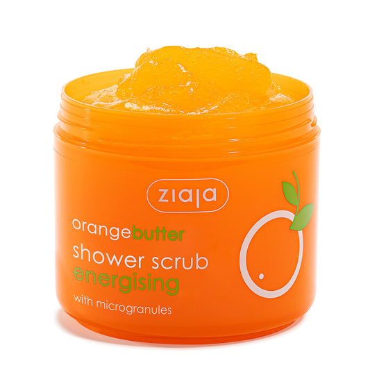 Ziaja Orangenbutter Duschpeeling 200 ml – sanftes Peeling für glatte, weiche Haut.