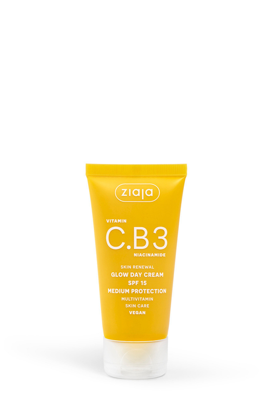 Ziaja Vitamin C.B3 Glow-Tagescreme mit LSF 15 - 50 ml