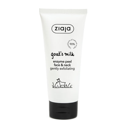 Ziaja Ziegenmilch Enzympeeling 75 ml – sanftes Peeling für glattere Haut für trockene und normale Haut