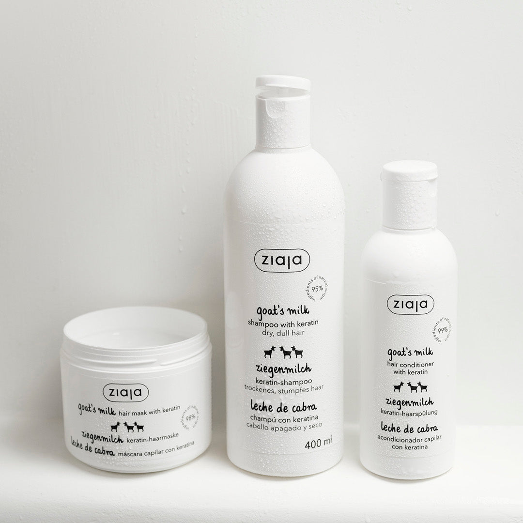 Ziaja Ziegenmilch Shampoo mit Keratin 400 ml