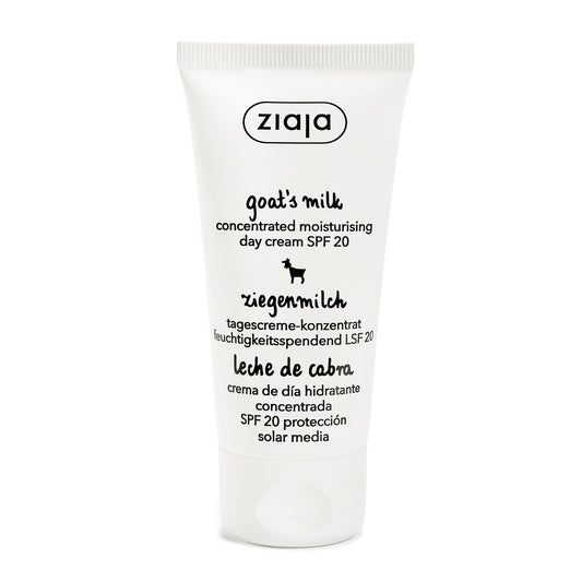 Ziaja Ziegenmilch Konzentrierte Creme LSF 20 50 ml – intensive Pflege mit Schutz für trockene und reife Haut