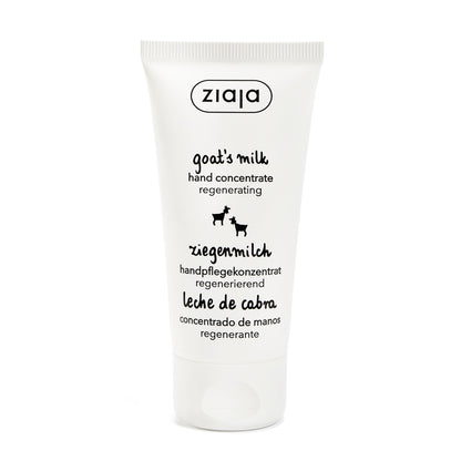 Ziaja Ziegenmilch Konzentrierte Handcreme 50 ml – nährende Handpflege für trockene und strapazierte Hände