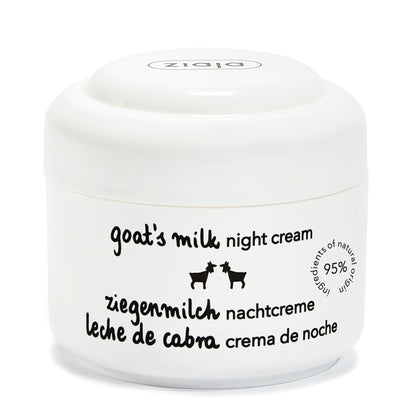 Ziaja Ziegenmilch Nachtcreme 50 ml – regenerierende Nachtpflege für trockene und reife Haut