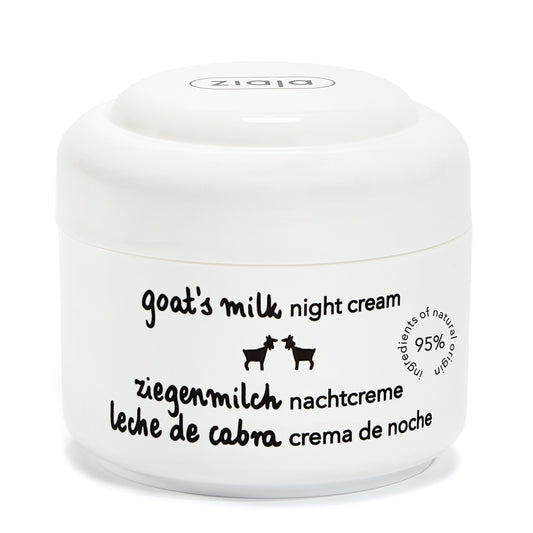 Ziaja Ziegenmilch Nachtcreme 50 ml – regenerierende Nachtpflege für trockene und reife Haut